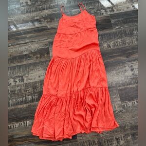 JOIE Bright Orange Strappy Dress